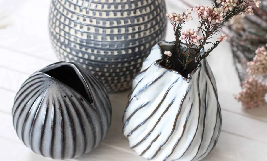 handmade ceramic vases